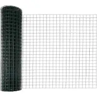 vidaXL Clôture de sécurité européenne à fixer au sol, 25 x 1,2 m, acier revêtu de PVC