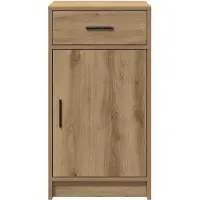 vidaXL Buffet en chêne Artisan 40 x 40,5 x 75 cm, aggloméré