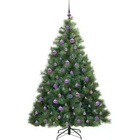 vidaXL Sapin de Noël artificiel avec 300 LED Vert 180 cm PE et PVC