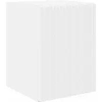 vidaXL Ensemble de meubles TV mural 4 pcs Blanc Bois composite