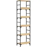vidaXL Bibliothèque en chêne Sonoma 50x33x188,5 cm Bois d'ingénierie