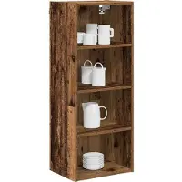 vidaXL Armoire suspendue Riga Bois Ancien 40 x 29,5 x 100 cm