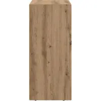 vidaXL Meuble de rangement ELST, chêne artisanal, 59 x 35 x 80,5 cm, panneaux de particules