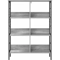 vidaXL Étagère Gris Sonoma 82 x 32 x 112 cm Bois d'ingénierie