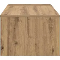 vidaXL Table basse en chêne Artisan 95 x 50 x 34 cm Bois composite