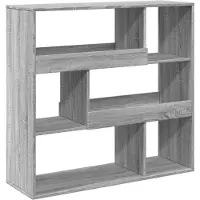 vidaXL Bibliothèque/Séparateur de pièce sonoma gris 100x33x94,5 cm