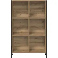 vidaXL Bibliothèque Chêne artisan 99,5 x 30 x 108,5 cm