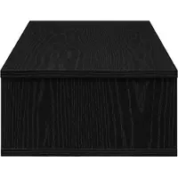 vidaXL Étagère murale avec tiroirs noir 80x31x17 cm bois d'ingénierie