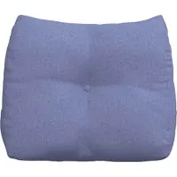 vidaXL Coussin de Dos Bleu denim 60 x 24 x 50 cm tissu
