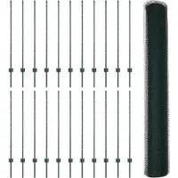 vidaXL Clôture en fil de fer soudé 50 x 1,2 m (L x H)