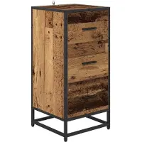 vidaXL Buffet en bois recyclé 35,5 x 35 x 76 cm