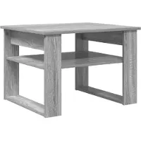 vidaXL Table basse gris Sonoma 64 x 54 x 44 cm Bois composite