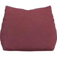 vidaXL Coussin De Dos Bordeaux 60 X 20 X 50 Cm Tissu