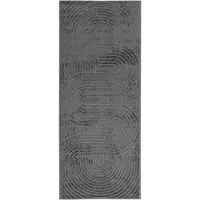 vidaXL Tapis de salon PALMERAS anthracite 150 x 80 cm polyester