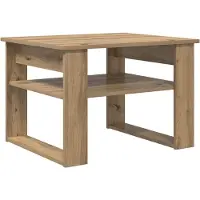 vidaXL Table basse en chêne Artisan 64 x 54 x 44 cm Bois composite