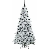 vidaXL Sapin de Noël Artificiel à Branches Articulées Vert 210 cm