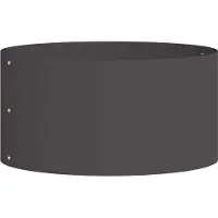 vidaXL Anneau pour plantes Noir 40 x 40 x 20 cm Acier laminé à froid