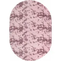 vidaXL Tapis Shaggy à poils longs NAVARRA rose poudré 300x200 cm