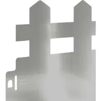 vidaXL Bordures de jardin, 10 pièces, 103 x 0,05 x 22 cm, acier galvanisé, argenté