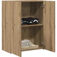 vidaXL Cabinet de Bureau avec étagère chêne artisanal 60 x 32 x 77.5