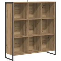 vidaXL Bibliothèque Chêne artisan 99,5 x 30 x 108,5 cm