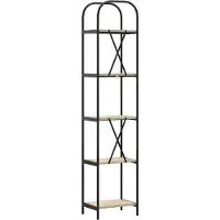 vidaXL Étagère Chêne sonoma 40 x 30 x 183 cm Bois d'ingénierie