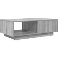 vidaXL Table basse gris Sonoma 95 x 55 x 31 cm Bois composite