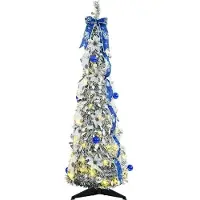 vidaXL Sapin de Noël artificiel avec 50 LED Vert 120 cm PVC