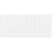 vidaXL Rideaux avec des rideaux Blanc 500x100cm Polyester