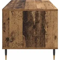 vidaXL Table basse en bois recyclé, 90 x 49 x 45 cm, matériau de bois