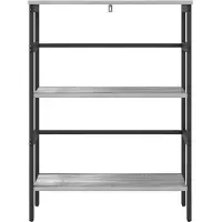 vidaXL Étagère Gris Sonoma 60 x 29,5 x 81 cm Bois d'ingénierie