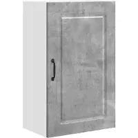 vidaXL Façade de lave-vaisselle Kalmar, gris béton, 50 x 31 x 80 cm