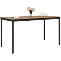 vidaXL Table haute en aggloméré, rectangulaire