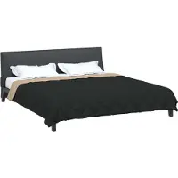 vidaXL Couverture d'été noir et taupe 200 x 200 cm microfibre