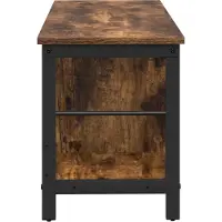 vidaXL Étagère Chêne fumé 102 x 32 x 40,5 cm Bois d'ingénierie
