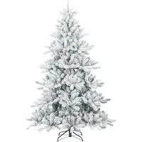 vidaXL Sapin de Noël Artificiel à Branches Articulées 210 cm PVC