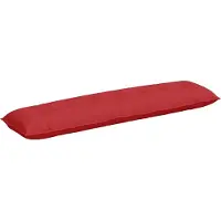 vidaXL Coussin De Dos Rouge 200 X 19 X 50 Cm Tissu