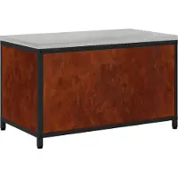 vidaXL Rangement de cuisine avec étagère rouillée 90 x 50 x 53 cm en acier