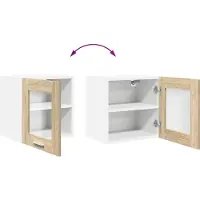 vidaXL Armoire suspendue Riga 2 pcs Chêne Sonoma 40 x 31 x 40 cm