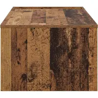 vidaXL Table basse en vieux bois 95 x 50 x 34 cm Bois composite