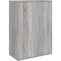 vidaXL Sideboard Gris Sonoma 60x31x84 cm Bois composite