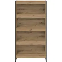 vidaXL Bibliothèque 2 Pcs Chêne Artisan 80 X 30 X 155 Cm