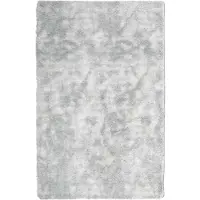 vidaXL Tapis Shaggy à poils longs NAVARRA gris clair 130x200 cm