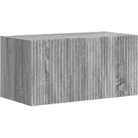 vidaXL Meuble TV mural 2 pcs Gris Sonoma 60 x 31 x 29,5 cm