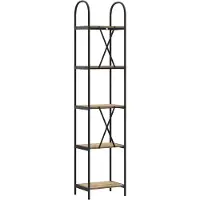 vidaXL Étagère chêne artisanal 40 x 30 x 183 cm Bois d'ingénierie