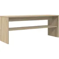 vidaXL Armoire TV Chêne Sonoma 100 x 30 x 40 cm Matériau dérivé du bois