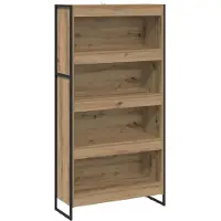 vidaXL Bibliothèque 2 Pcs Chêne Artisan 80 X 30 X 155 Cm