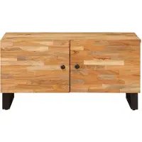 vidaXL Table basse marron 80 x 50 x 40 cm bois massif mangue