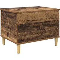 vidaXL Table de chevet en bois ancien 60 x 44,5 x 45 cm, aggloméré