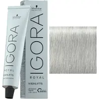 Schwarzkopf Professional IGORA Royal Highlifts coloration cheveux permanente teinte 10-21 Ultra Blonde Ash Cendré 60 ml